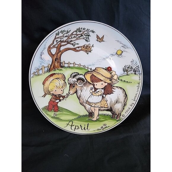 JOAN WALSH ANGLUND April VTG Collectors Plate Ebeling & Reuss W. Germany 1966 - Picture 1 of 5